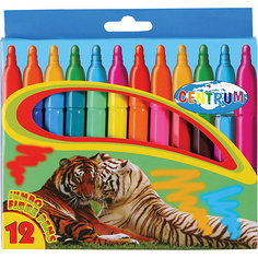 Фломастеры JUMBO, 12 цветов Centrum
