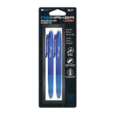 Ручка стираемая REMAKER, цвет синий, 2 шт. Alpino