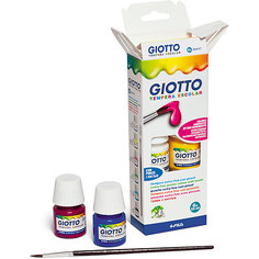 Художественная гуашь на водной основе в баночках 25 мл х 6 цветов Giotto
