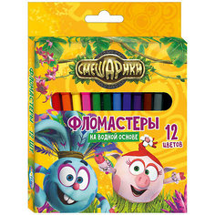Фломастеры "Крош" 12 цветов, Смешарики Centrum