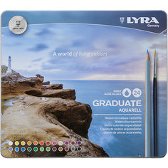 LYRA GRADUATE AQUARELL  24 цв.