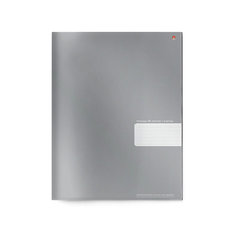 Тетрадь А4 "Platinum" 96 листов, линейка, цвет в ассортименте Альт