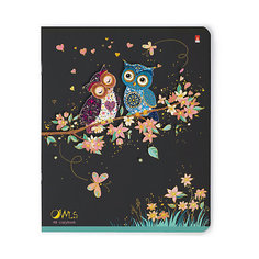 Тетрадь Совы. Сказочный лес 48 листов, клетка, 5 шт., рисунок Альт