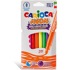 Набор фломастеров CARIOCA NEON, 8 цв., в картонном конверте с европодвесом
