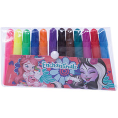 Фломастеры Centrum "Enchantimals", 12 цветов (в сумочке)