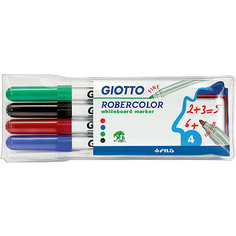 Набор маркеров для белой доски с тонким наконечником 4шт. Giotto