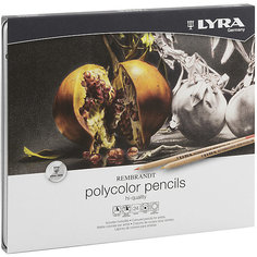 Профессиональные художественные карандаши POLYCOLOR, 24 цветов Lyra