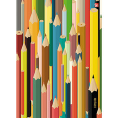 Тетрадь со сменными блоками Канц-Эксмо "Цветные карандаши" А5, 100 листов