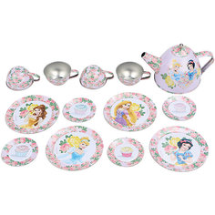 Набор чайной посуды "Королевское чаепитие" (14 предм., металл.), Принцессы Дисней Disney