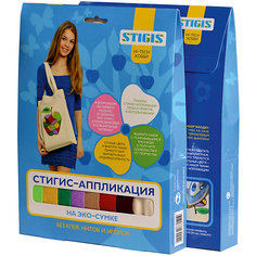 Стигис-аппликация на эко-сумке "Асино яблоко" Stigis