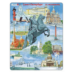 Пазл "Санкт-Петербург",  Larsen, 60 деталей