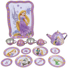 Набор чайной посуды "Рапунцель" (15 предм., металл.), Принцессы Дисней Disney
