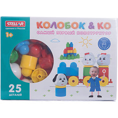 Конструктор "Колобок и компания" 25 деталей, Стеллар