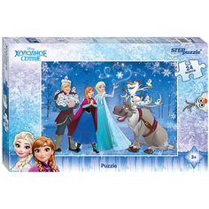 Пазл "Холодное сердце", 24 MAXI детали, Step Puzzle