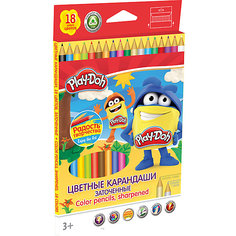 Цветные карандаши 18 цветов, Play-Doh Академия групп