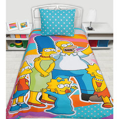 Детское постельное белье 1,5 сп. Mona Liza, "Simpsons", Семейка Симсонов