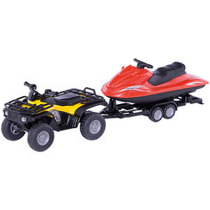 Квадроцикл с катером, SIKU