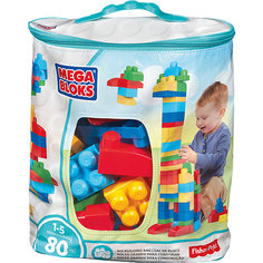Конструктор 80 деталей First Builders, MEGA BLOKS Mattel