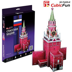 Пазл 3D "Спасская башня", 33 детали, CubicFun