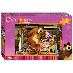 Пазл "Маша и Медведь", 24 MAXI детали, Step Puzzle