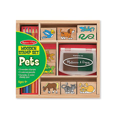 Набор печатей "Животные" Melissa & Doug