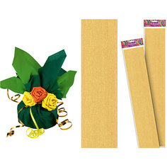 Золотая крепированная бумага 50*250 см Tukzar