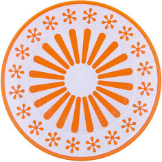 Тарелка "Валенсия", Alternativa, оранжевый-белый