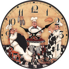 Часы настенные "Время печь пироги", диаметр 34 см Белоснежка