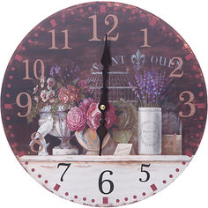 Часы настенные "Вечерний Прованс", диаметр 34 см Белоснежка