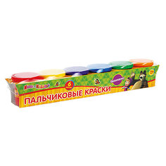Пальчиковые краски "Mаша и медведь" Multiart