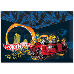 Конверт на кнопке А4, Hot Wheels Limpopo