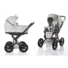 Коляска 2 в 1 GB Vault c959, printed grey 3BMX