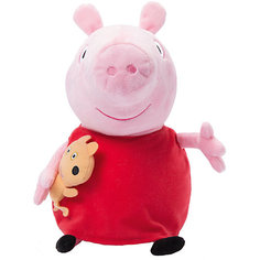 Мягкая игрушка "Пеппа с игрушкой", 40 см, Peppa Pig Росмэн