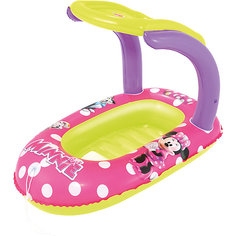 Надувная лодочка с тентом, Минни Маус, Bestway