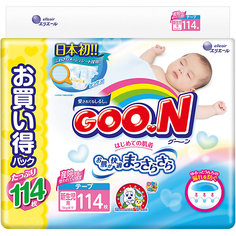 Подгузники ULTRA JUMBO PACK, NB 0- 5 кг., 114 шт., Goon