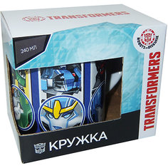 Кружка Transformers "Роботы под прикрытием" в подарочной упаковке, 240 мл, МФК профит