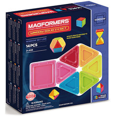 Магнитный конструктор 714005 Window Solid 14 set, MAGFORMERS