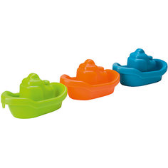 Игрушка для ванны "3 разноцветные лодочки", ALEX