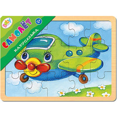Игра из дерева "Каруселька. Самолёт", Step Puzzle Степ Пазл