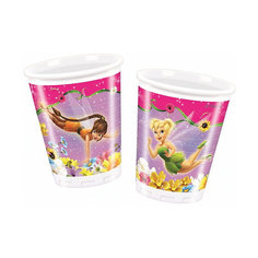 Стаканы пластиковые "Долина Фей" 200мл 10 шт Procos