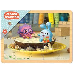 Игра из дерева "Малышарики", Step Puzzle Степ Пазл