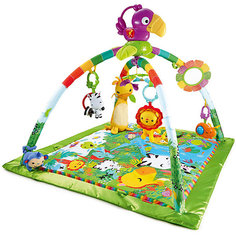 Музыкальный игровой коврик Fisher Price "Тропический лес" с огоньками Mattel