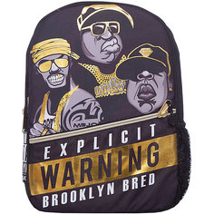 Рюкзак "Straight Outta Brooklyn: Rappers", цвет черный/желтый Mojo PAX