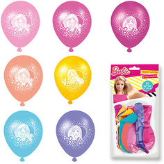 Набор шаров с рисунком 30см, 10 шт. Barbie Росмэн