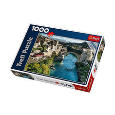 Пазлы Trefl Старый мост в городе Мостар, Босния и Герцеговина, 1000 элементов