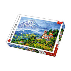 Пазлы «Пейзаж с вулканом», 1000 деталей Trefl
