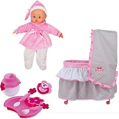Игровой набор Dimian "Bambolina Boutique. Кровать с куклой", 36 см