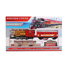 Железная дорога Играем вместе "Красная стрела", с дымом, светом и звуком