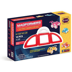 Магнитный конструктор Magformers "My First Buggy, красный"