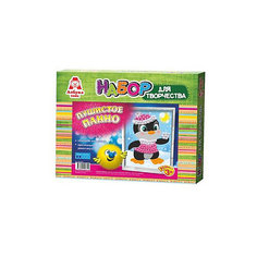 Аппликация помпонами "Пингвин" Азбука Тойс